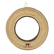 Tall Tails Natural Leather Ring Toy